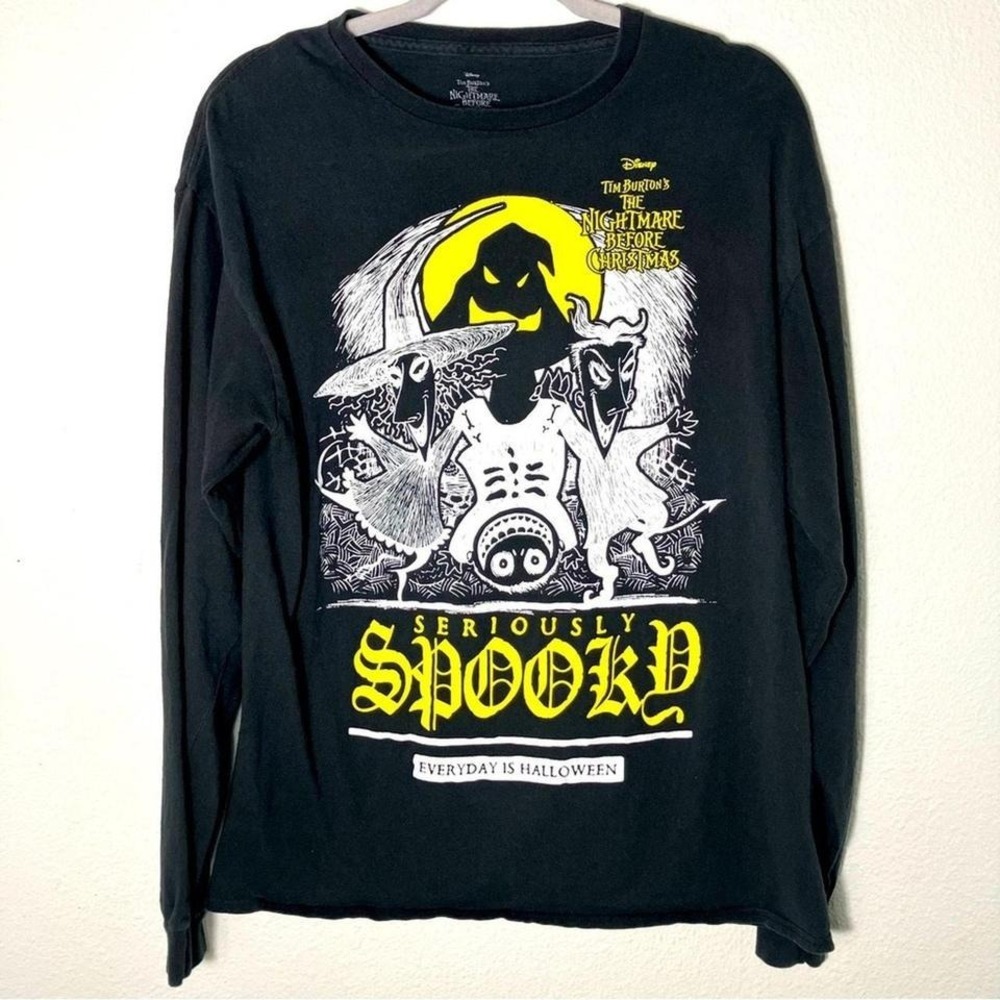 Oogie Boogie Seriously Spooked Long Sleeve Tee The Nightmare Christmas Halloween